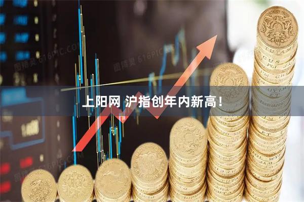 上阳网 沪指创年内新高！